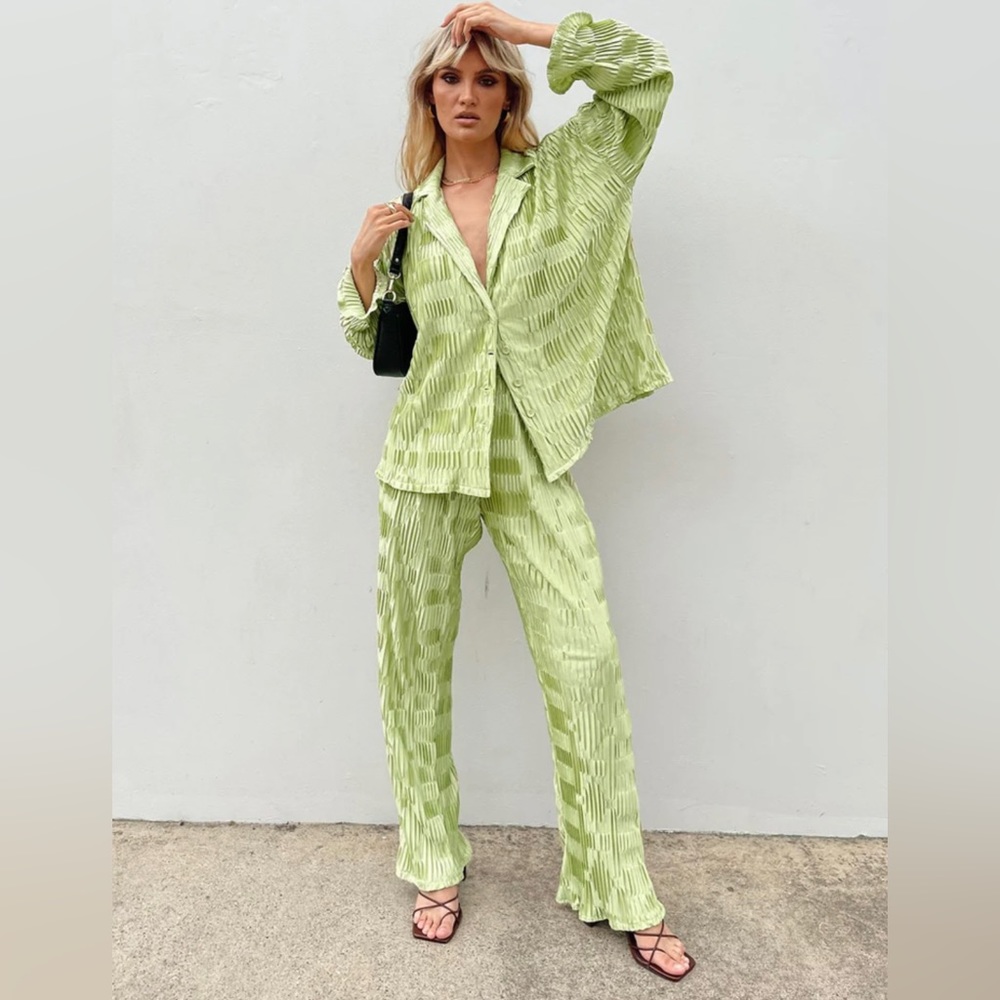 Princess Polly Lila Green matching set